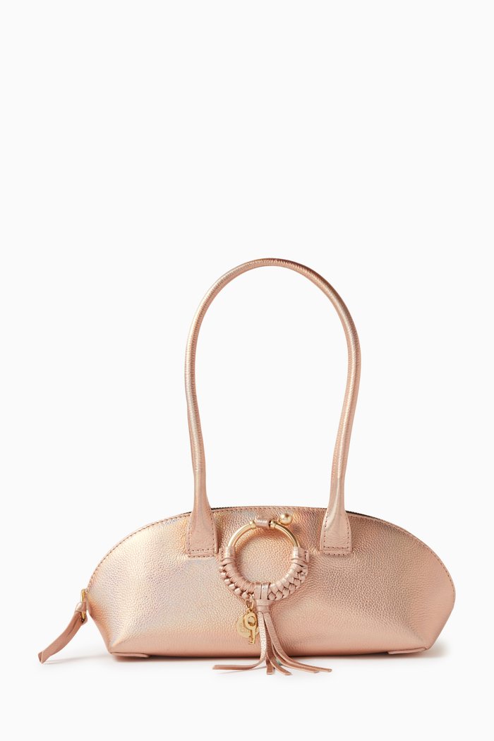 

Joan Shoulder Bag in Leather, Pink