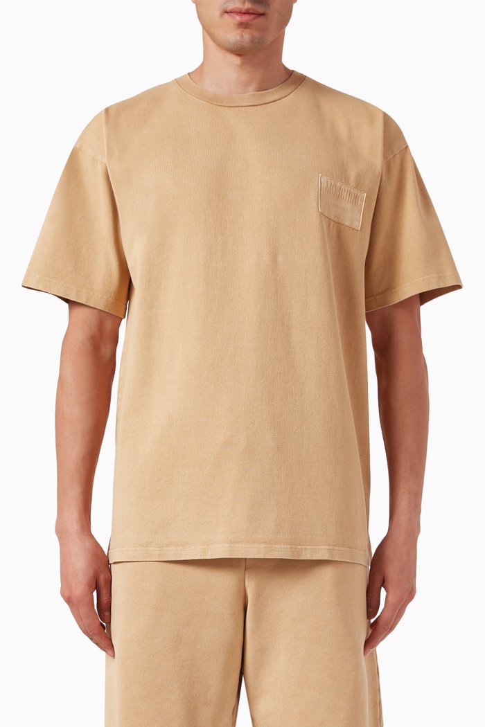 

Logo Patch T-shirt in Cotton, Neutral