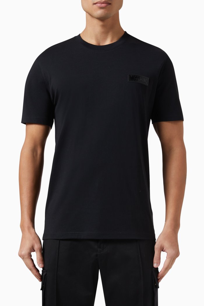 

Logo T-shirt in Organic Cotton Jersey, Black