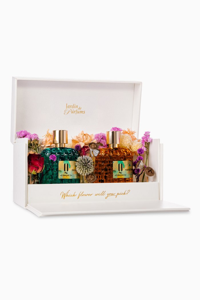 

Secret Garden Box - Unique Collection - Silver flame & Perfect Amber, Colourless