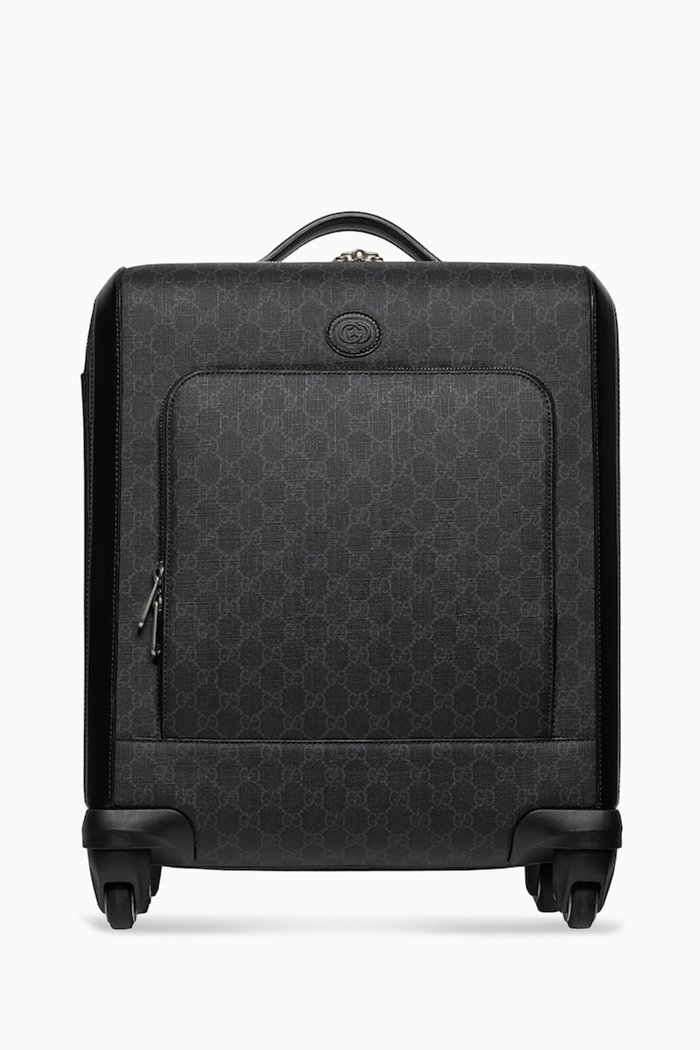

Small Cabin Trolley Bag in GG Supreme Canvas, Black