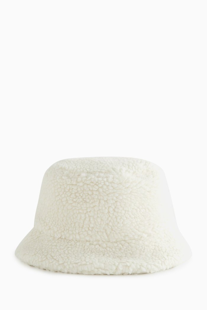 

Bucket Hat in Sherpa-fleece, Neutral
