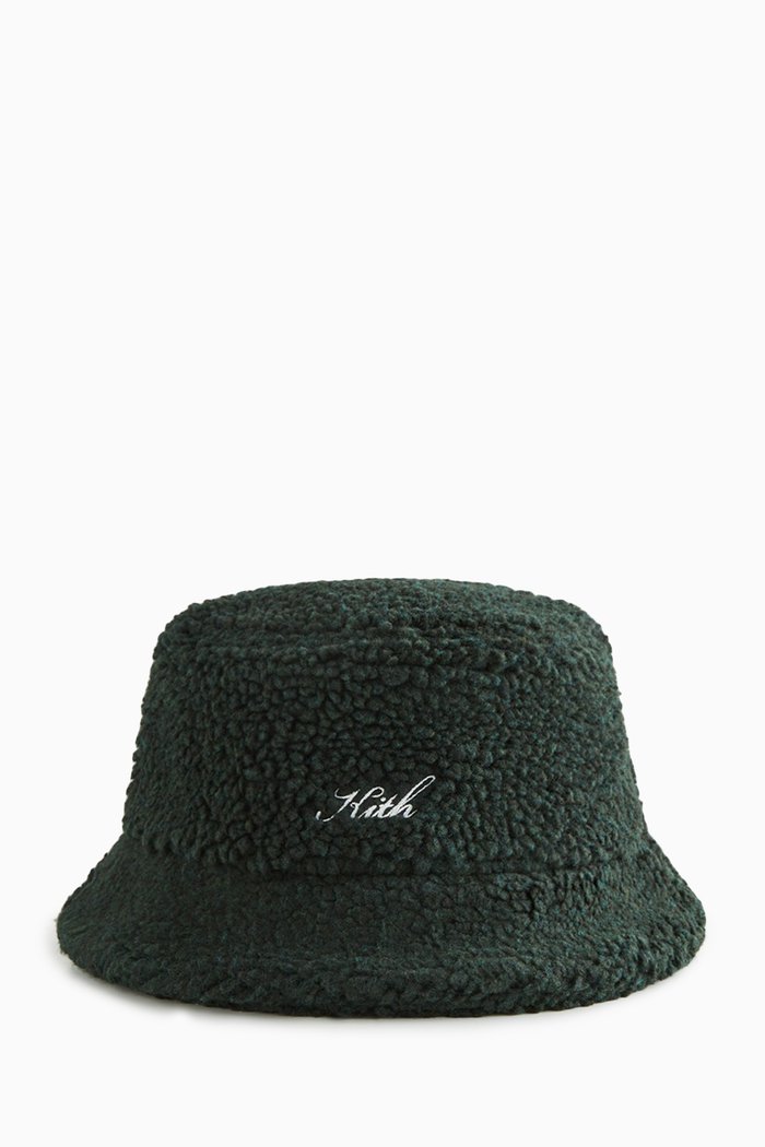 

Bucket Hat in Sherpa-fleece, Green