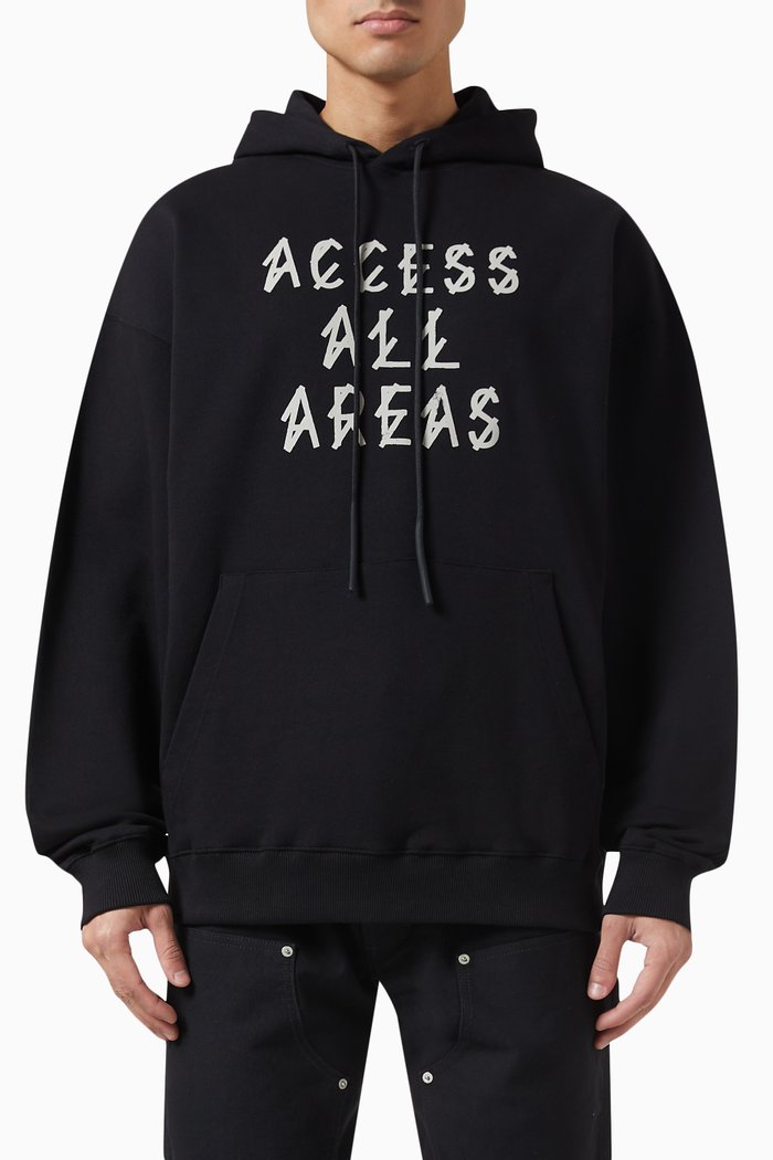 New Classic Hoodie in Cotton Jersey, Black