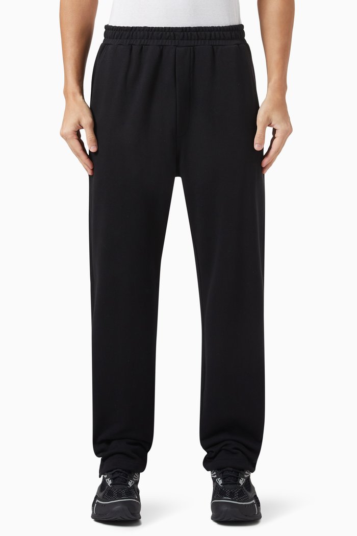 

Logo Sweatpants in Cotton Jersey, Black