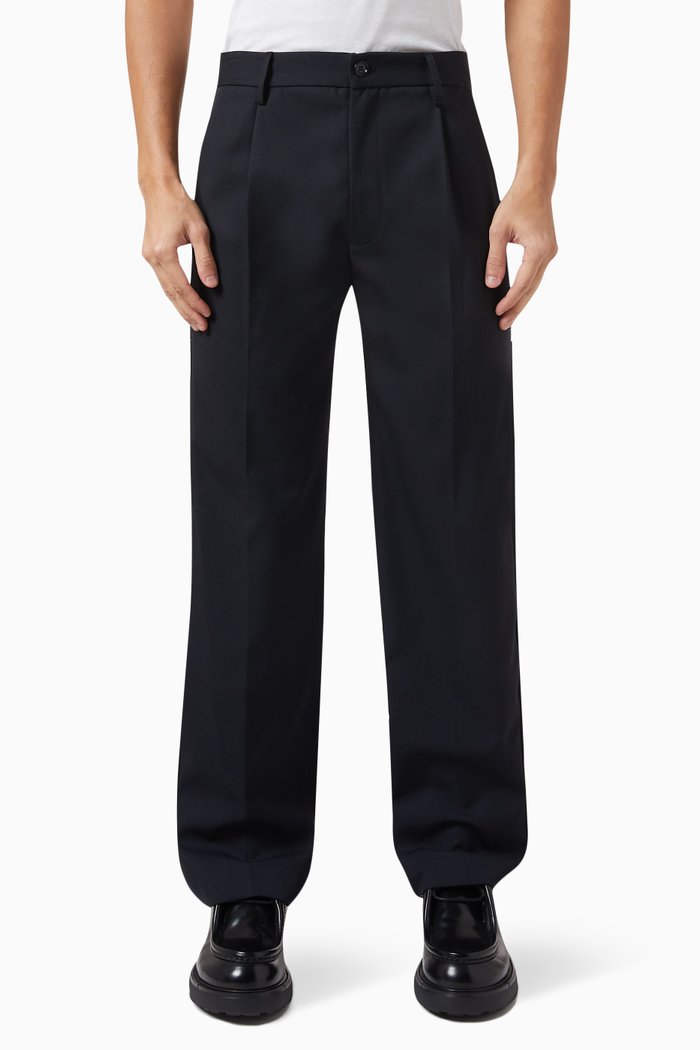 

Kane Pants in Wool Blend, Black