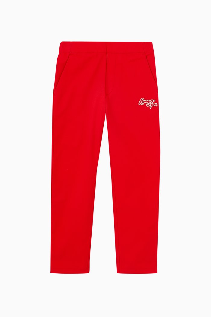 

Year Of The Dragon Trousers in Cotton, Red