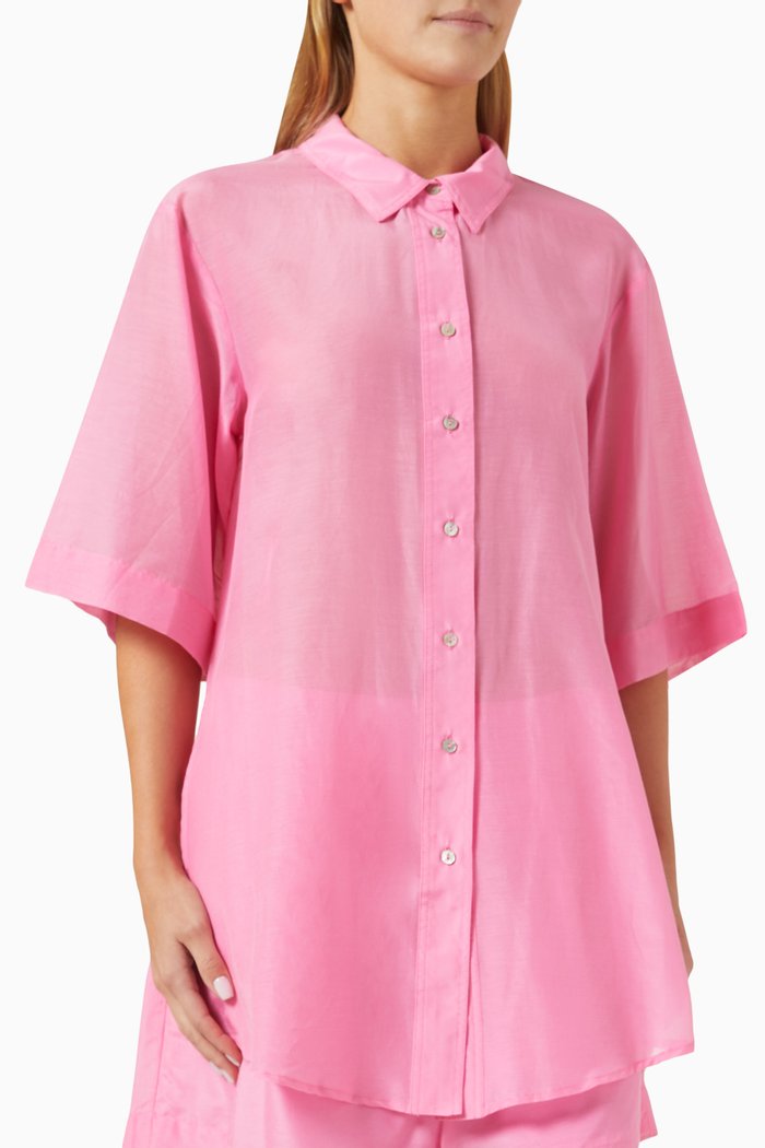 

Amore Shirt in Cotton, Pink