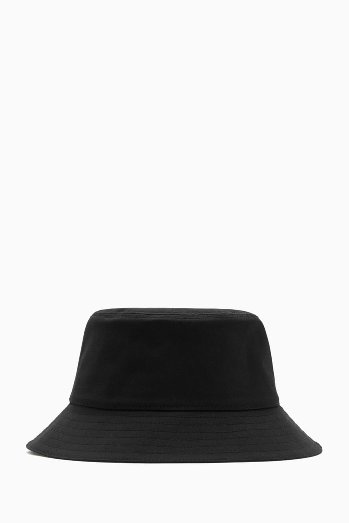 

Bucket Hat in Cotton, Black