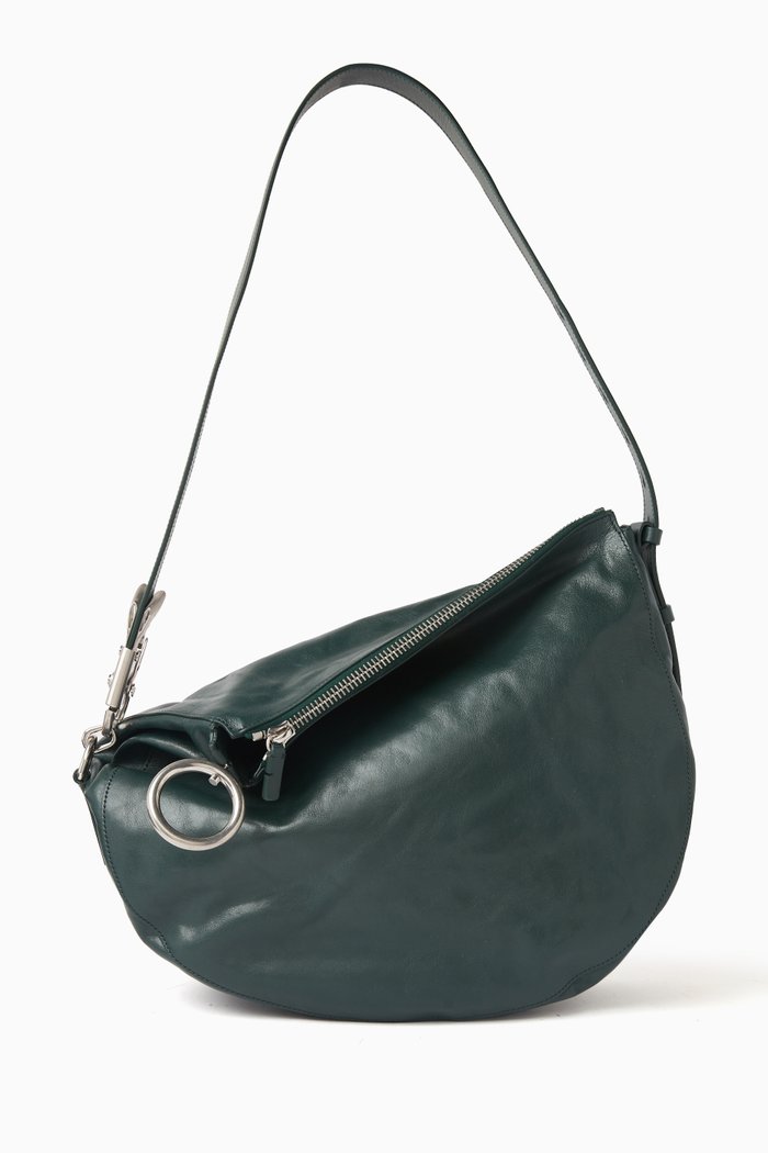

Medium Knight Bag in Calf Leather, Green
