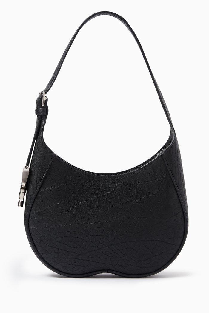 

Small Chess Shoulder Bag in Leather, Black