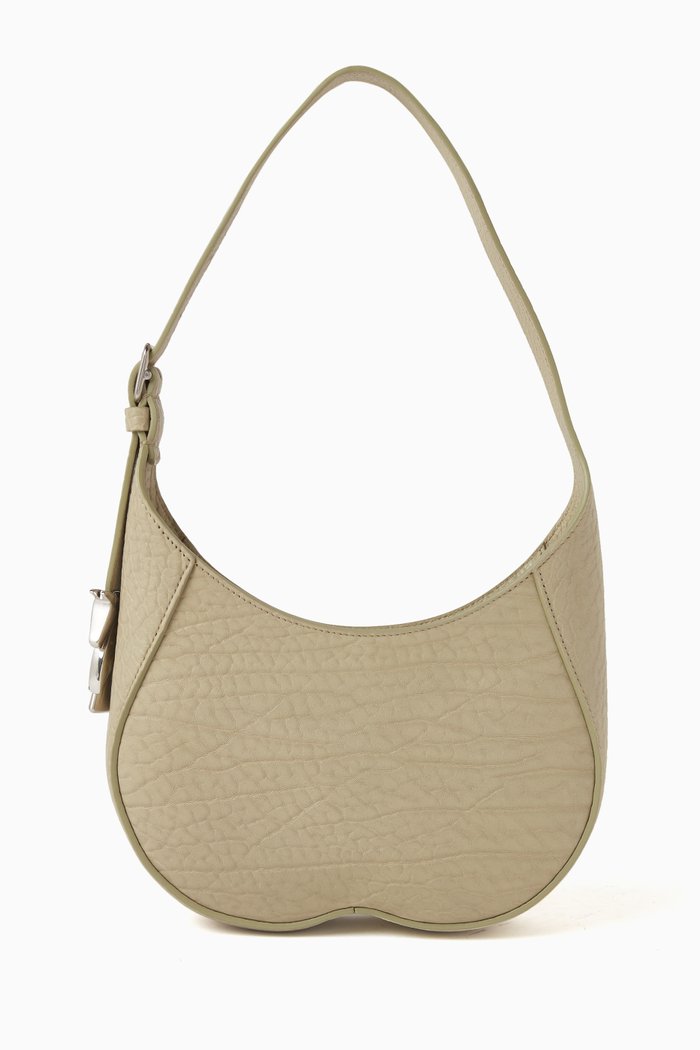 

Small Chess Shoulder Bag in Calf Leather, Neutral
