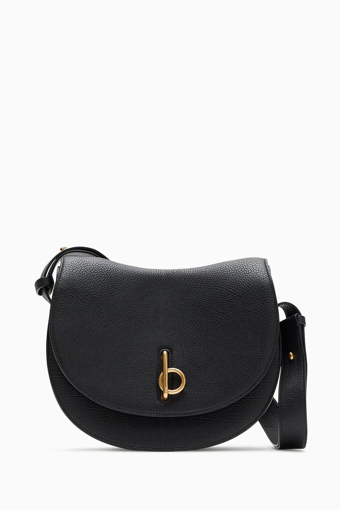 

Medium Rocking Horse Bag in Leather, Black