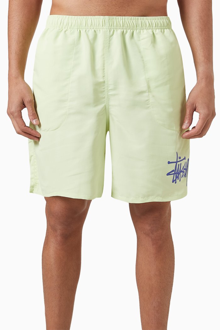 

Big Basic Swim Shorts in Nylon, Green
