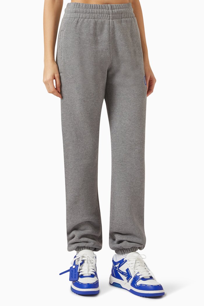 

Logo-embroidered Sweatpants in Cotton, Grey