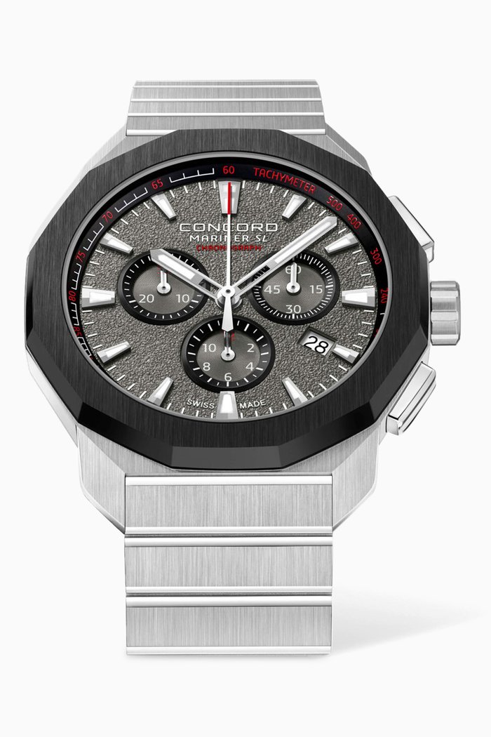 Mariner SL Gent Quartz Watch, 42mm, Grey