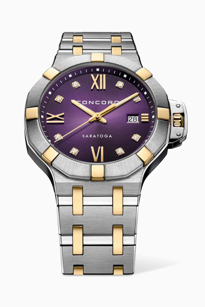 

Saratoga Quartz Diamond Watch, 31mm, Purple