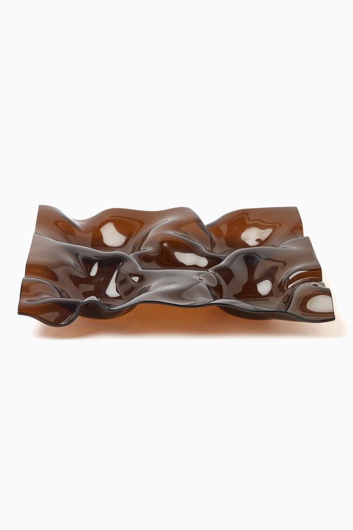 

ARP Pressed Fruit Bowl in Acrylic, Brown