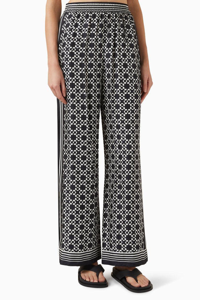 

Zuna Pyjama Pants in Tencel-silk, Black