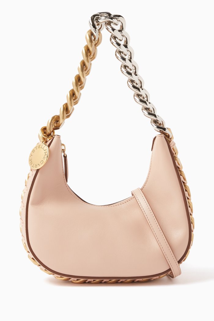 

Frayme Shoulder Bag in Eco Alter Nappa, Pink