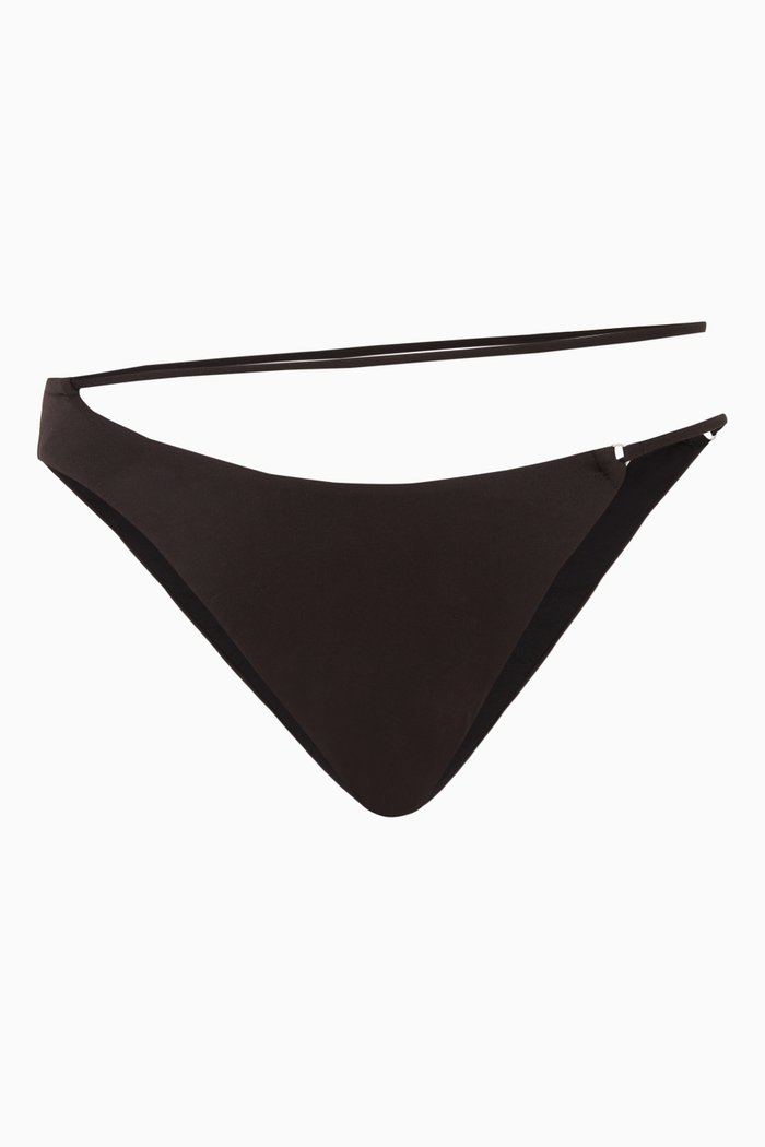 

Gigi Asymmetric Bikini Briefs, Black