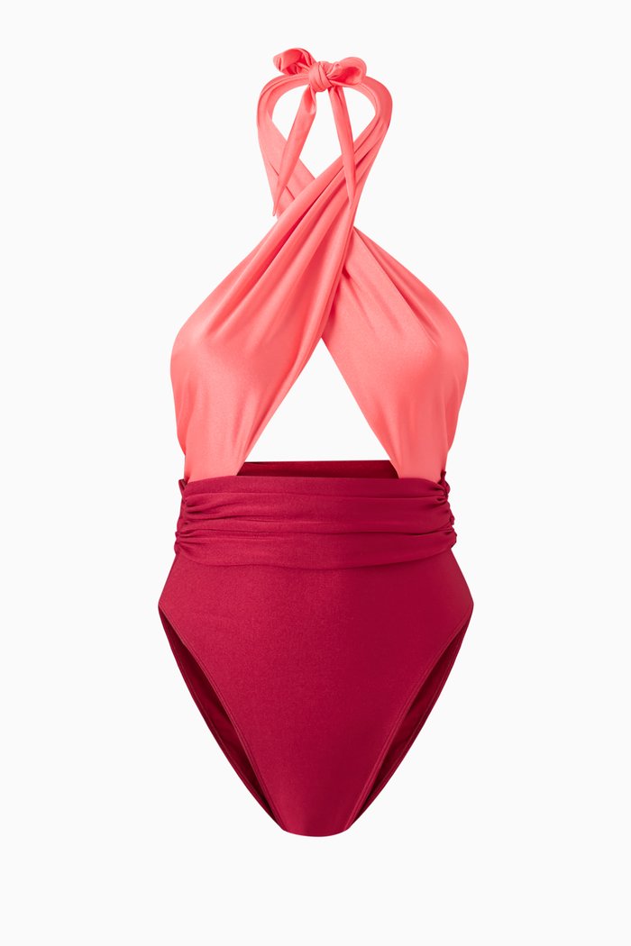 

Cher Cut-out One-piece Swimsuit, Multicolour