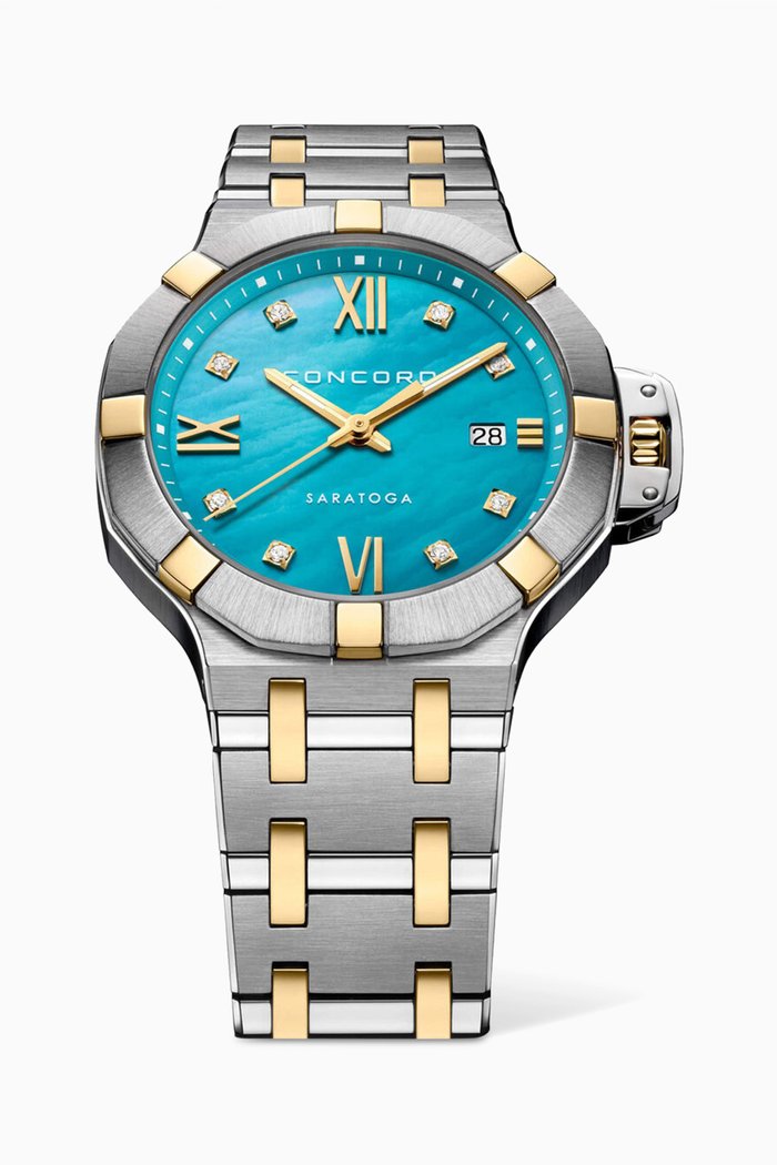 

Saratoga Quartz Diamond Watch, 31mm, Blue