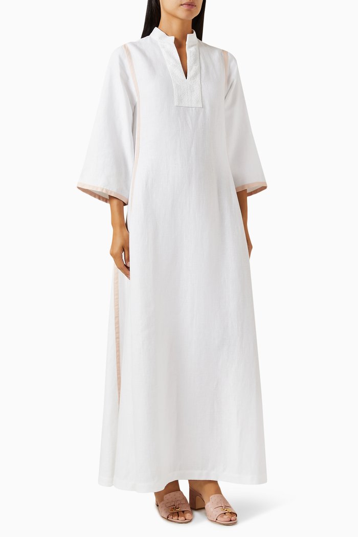 

Talisa Embroidered Maxi Dress, White