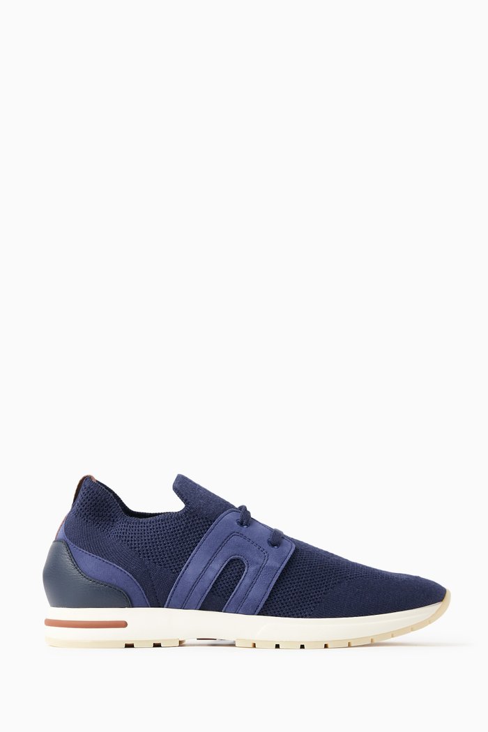 360 Lady Flexy Walk Sneaker in Wish® Wool, Blue