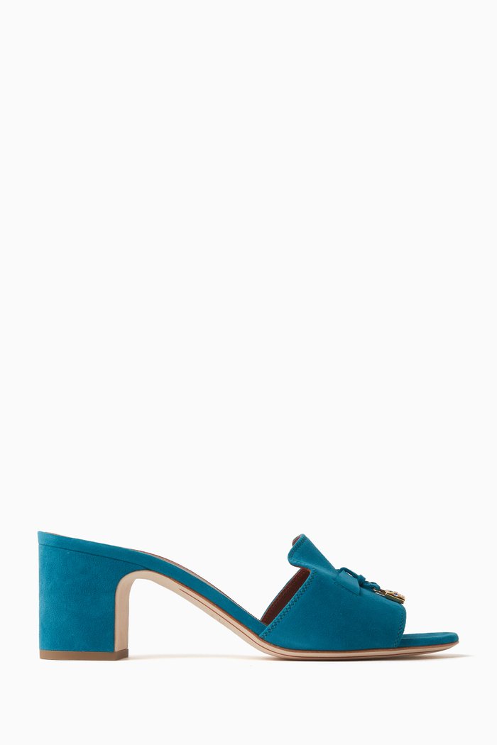 

Summer Charms 55 Sandals in Suede, Blue
