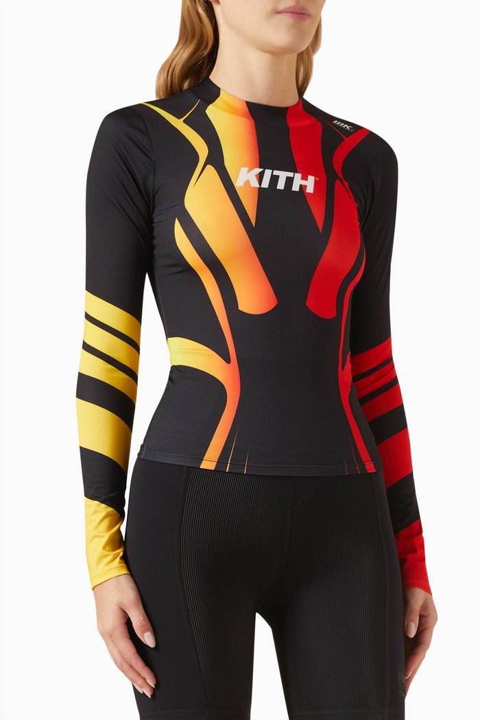

Valen Gradient Speed Top in Stretch-jersey, Black