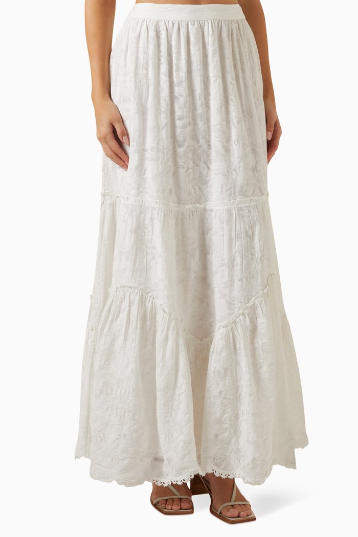 

Ilara Maxi Skirt, White