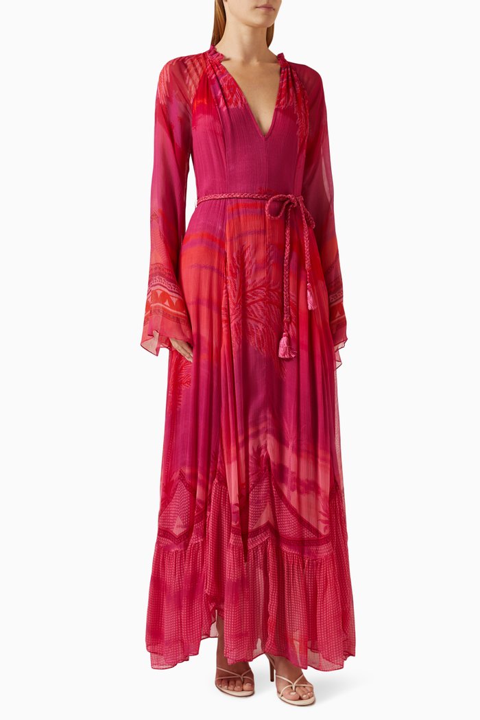 

Soma Maxi Dress in Viscose, Multicolour