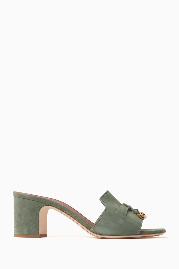

Summer Charms 55 Sandals in Suede, Green