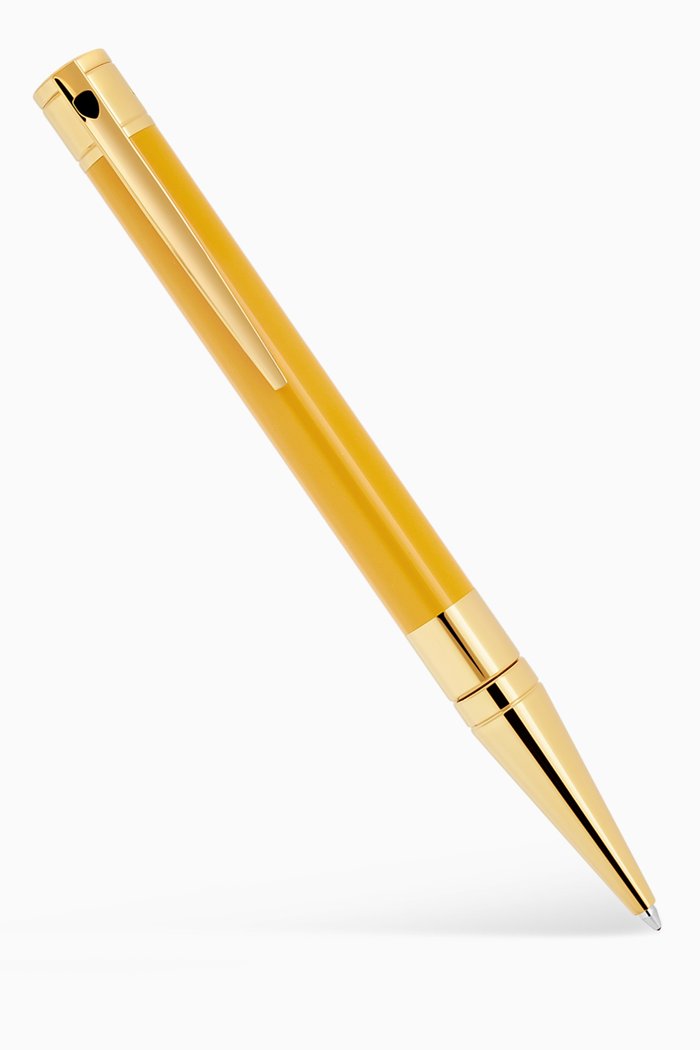 

D-initial Ballpoint Pen in Brass, Gold