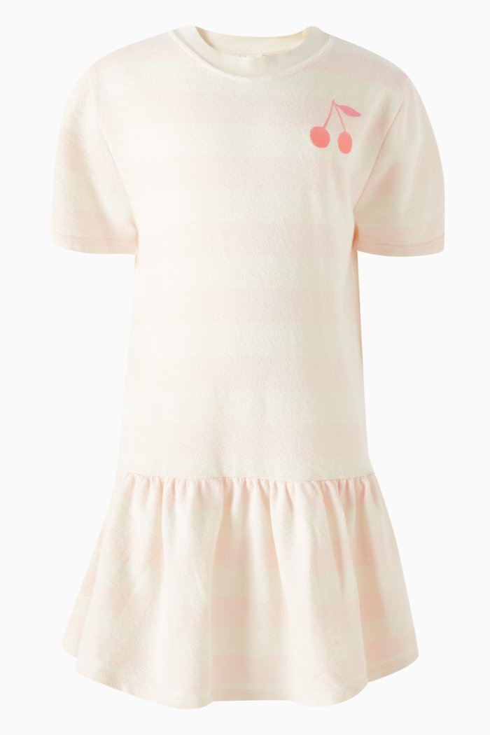 

Amaia Cherry Dress in Cotton-blend, White