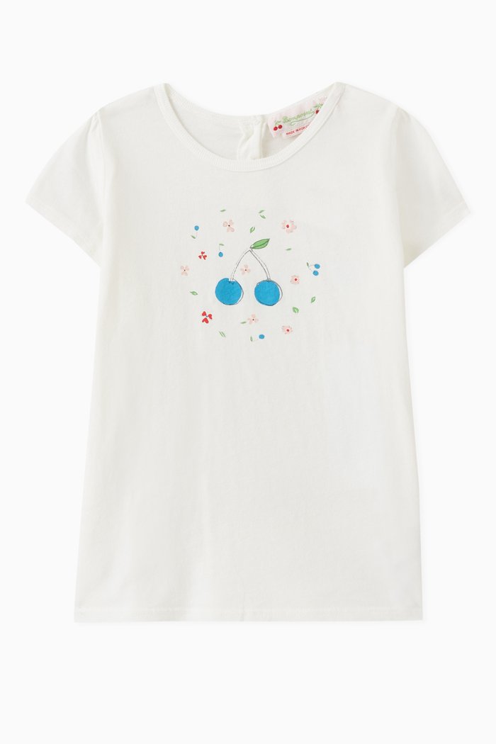 

Logo-print T-shirt in Organic Cotton, White