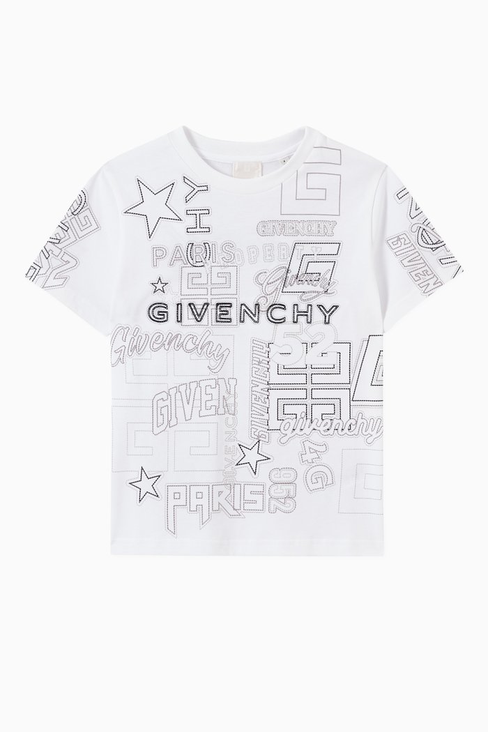 

Logo Print T-shirt in Cotton, White