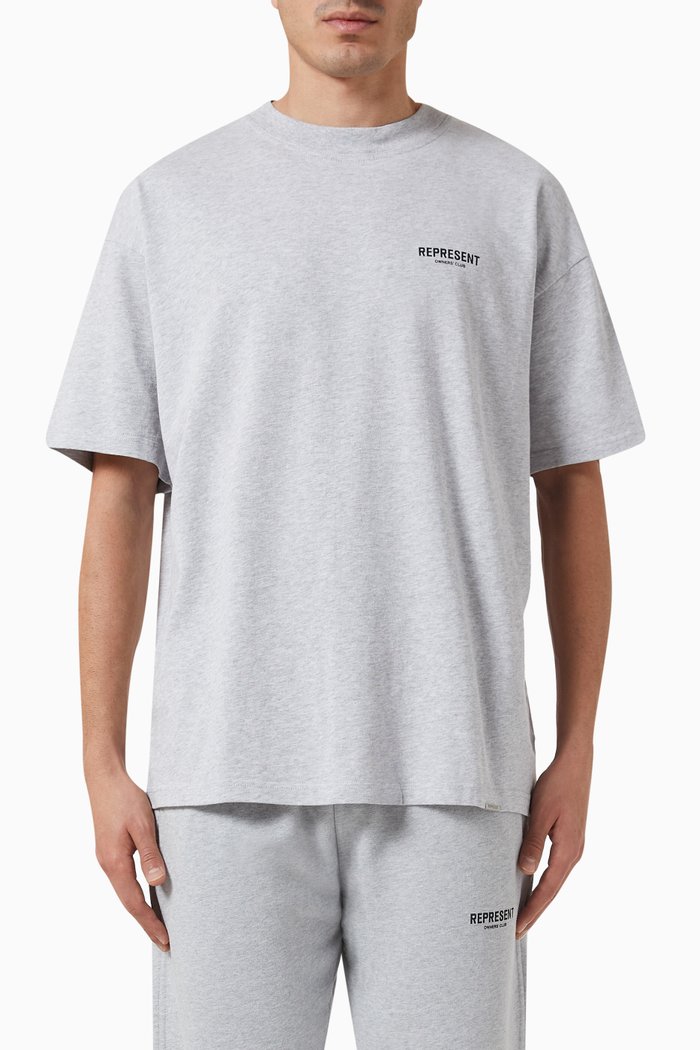 Represent Owners Club T-shirt in Cotton-jersey, Grey