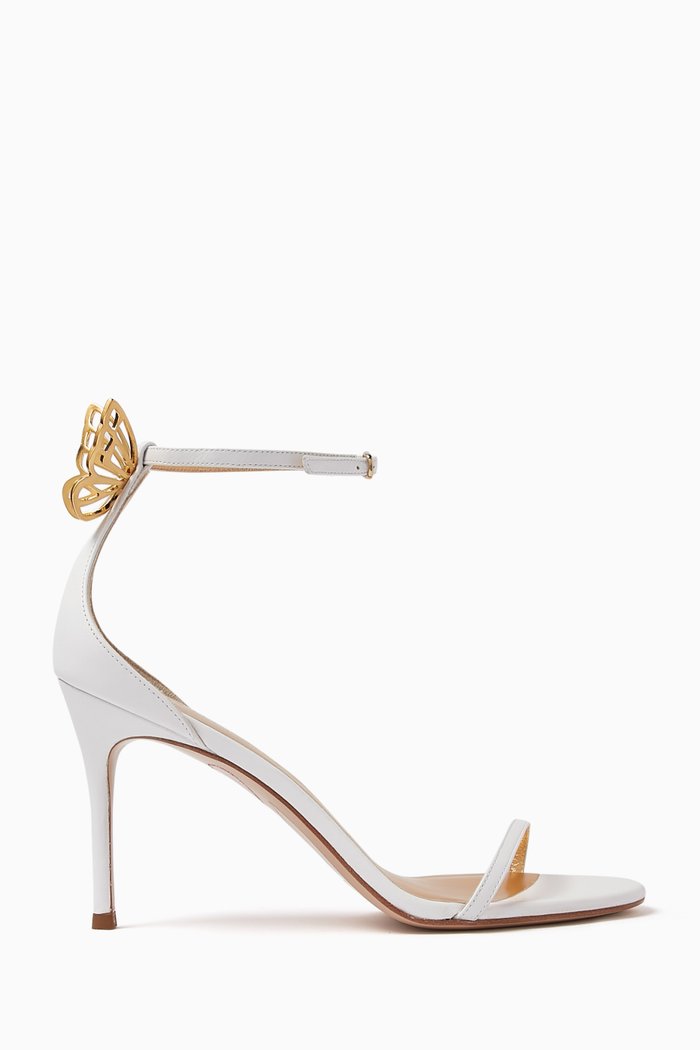 

Mariposa 85 Sandals in Leather, White