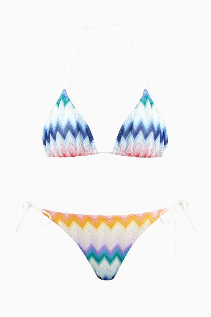 Micro Chevron Two-piece Bikini, Multicolour