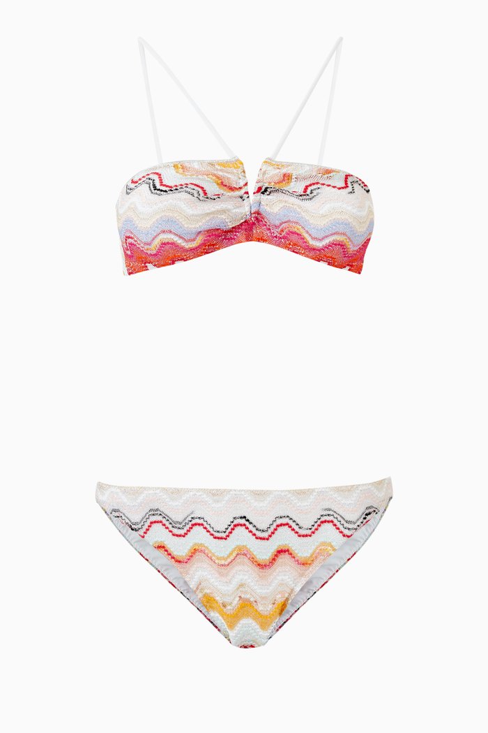 

Wave Bikini Set in Rayon, Multicolour