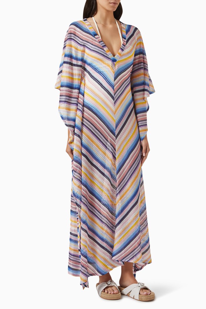 

Maxi Cover-up in Viscose, Multicolour