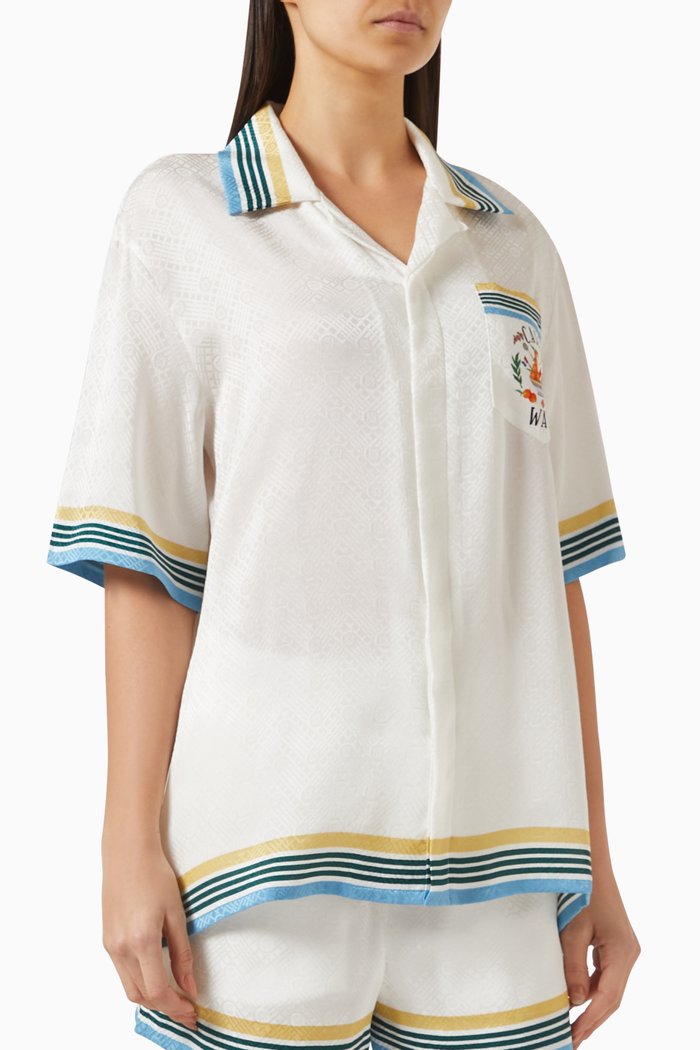 

Casa Way Shirt in Silk-twill, Multicolour
