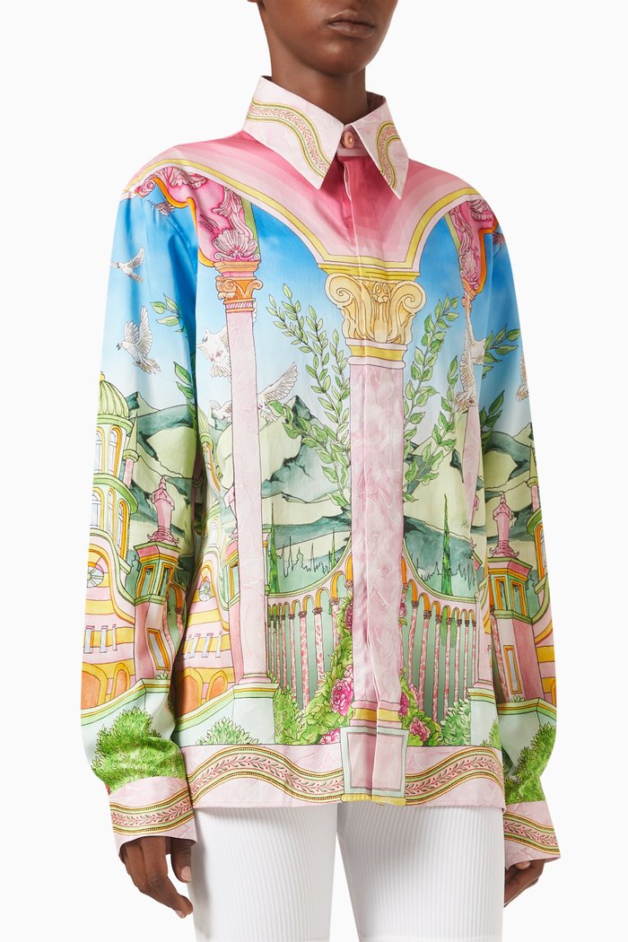 

Le Jardin Ideal Shirt in Cotton, Multicolour