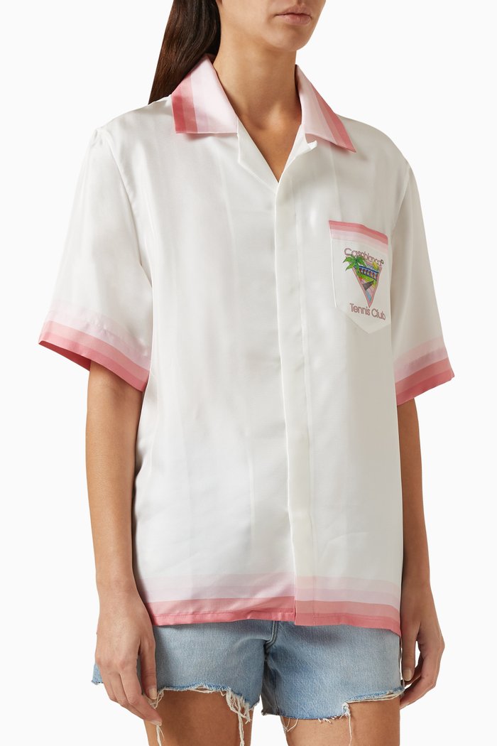 

Ping Pong Shirt in SIlk-twill, Multicolour