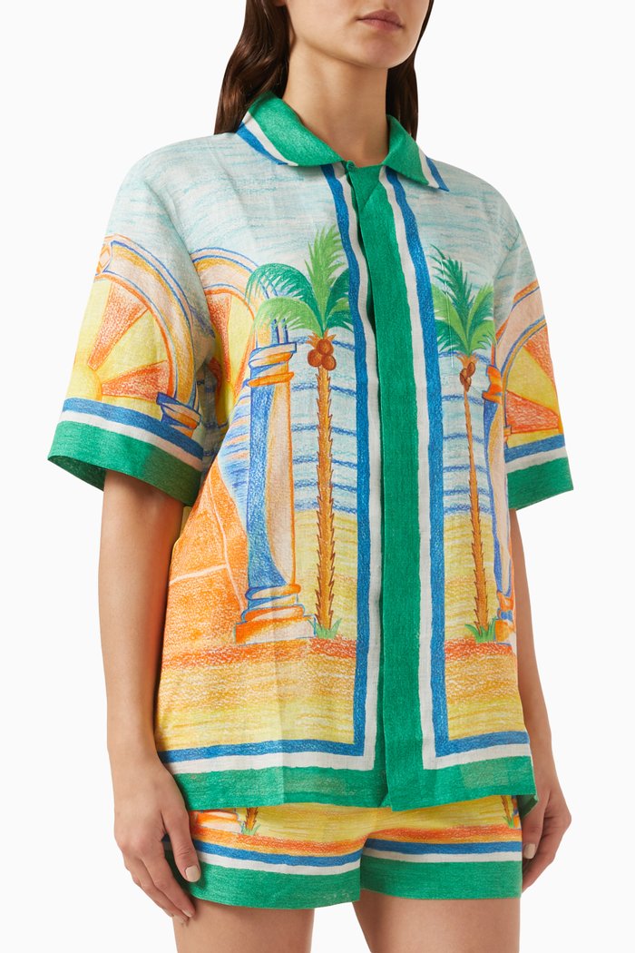

Unisex Day of Victory Shirt in Linen, Multicolour