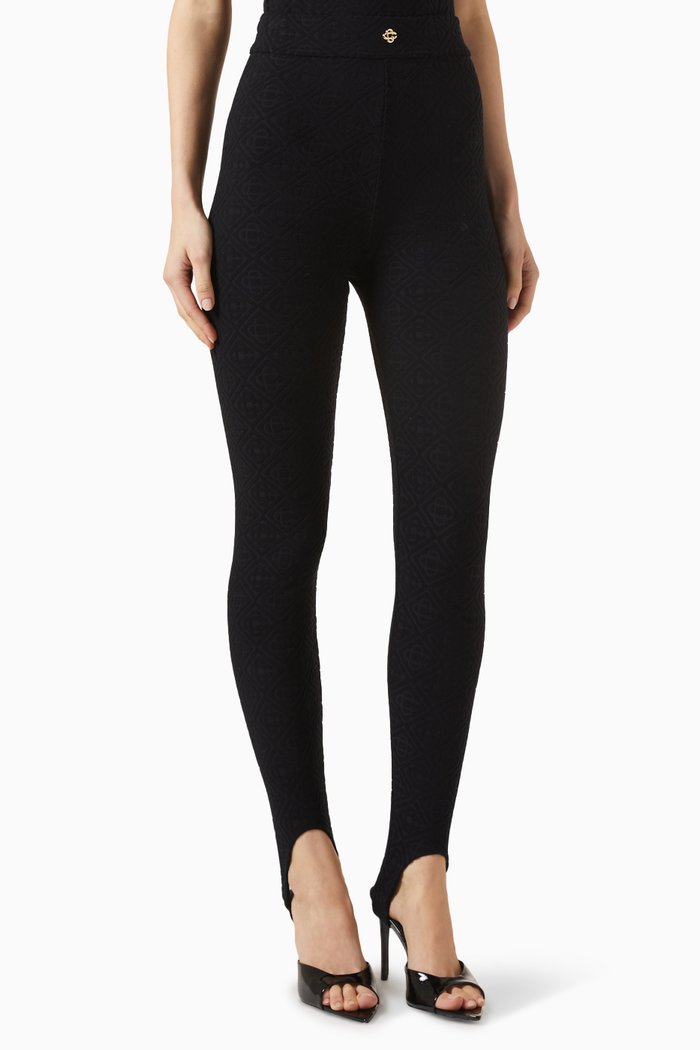 

Stirrup High-waist Leggings, Black
