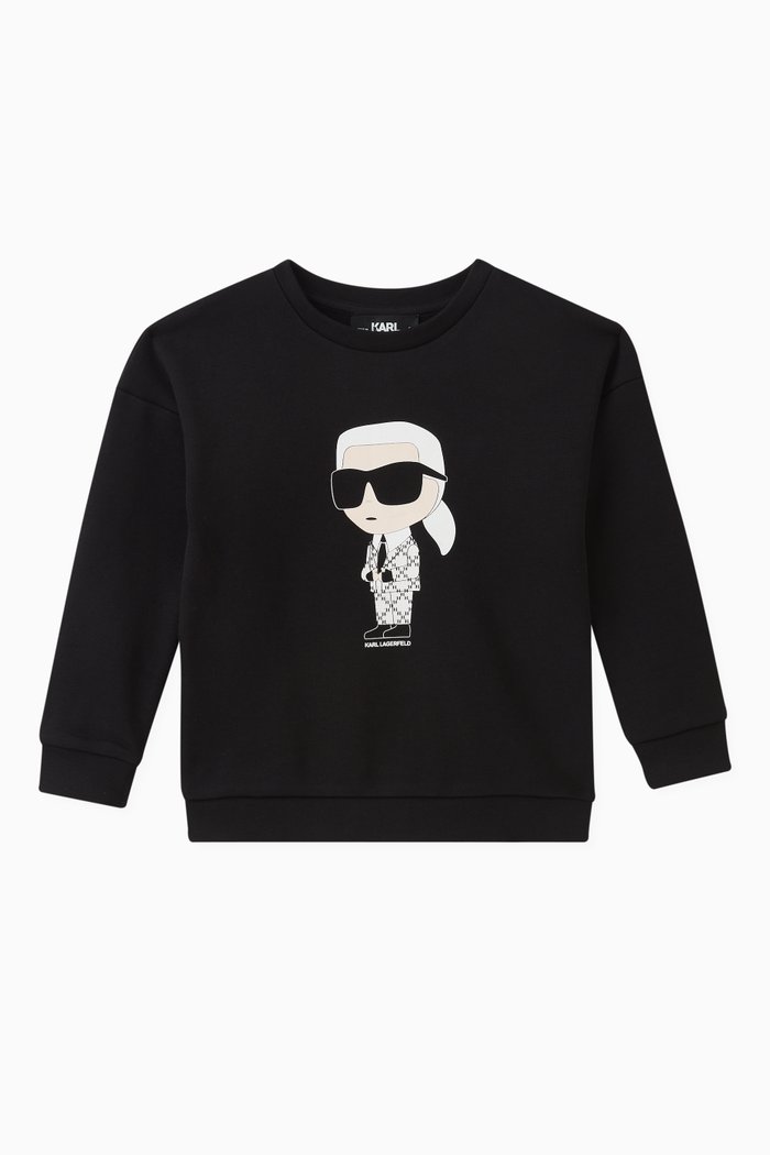 

Ikonik Sweatshirt in Cotton-blend, Black