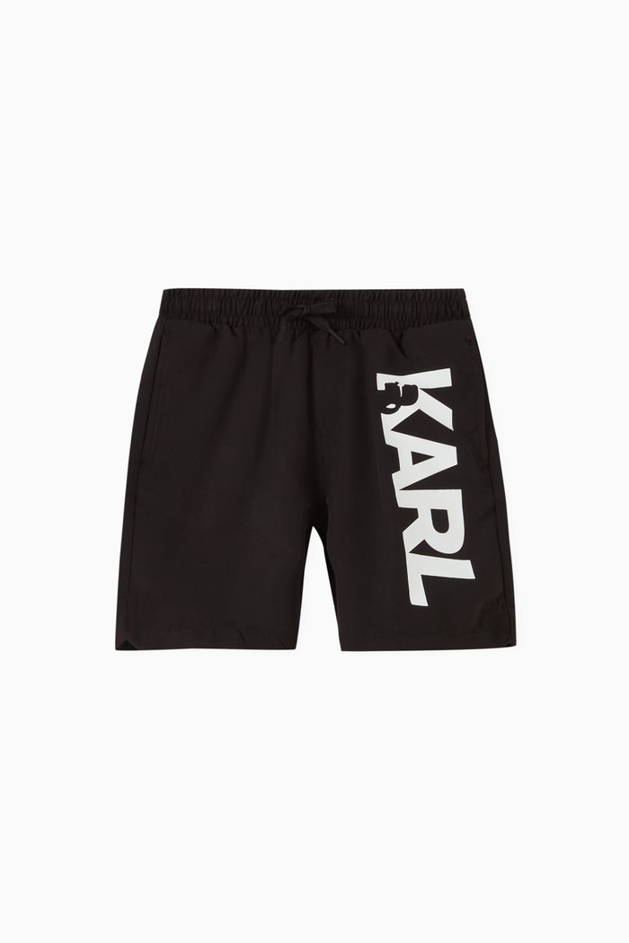 

Logo-print Swim Shorts, Black